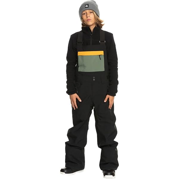 QUIKSILVER キッズMASH UP YOUTH BIB ビブパンツ Amazon.com: Quiksilver Boy's Mash Up Bib (Big Kids) True Black SM